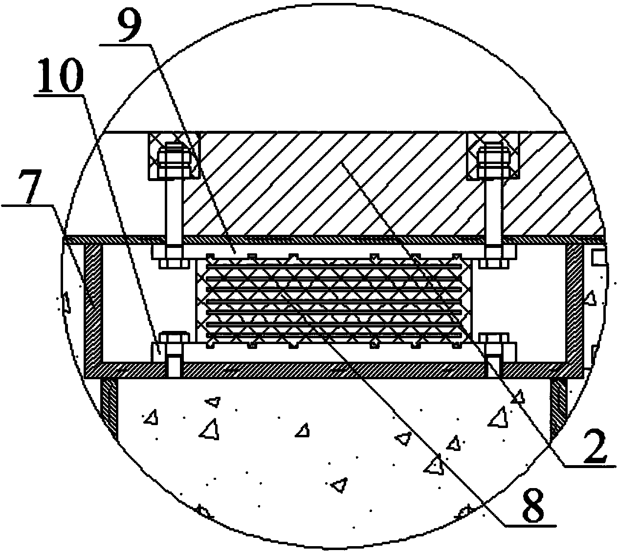 Multidirectional deflection comb plate telescopic device