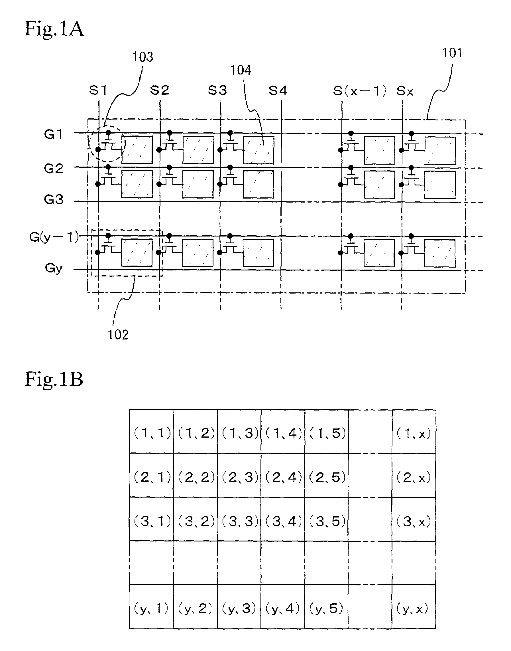 Semiconductor display device and method of driving semiconductor display device