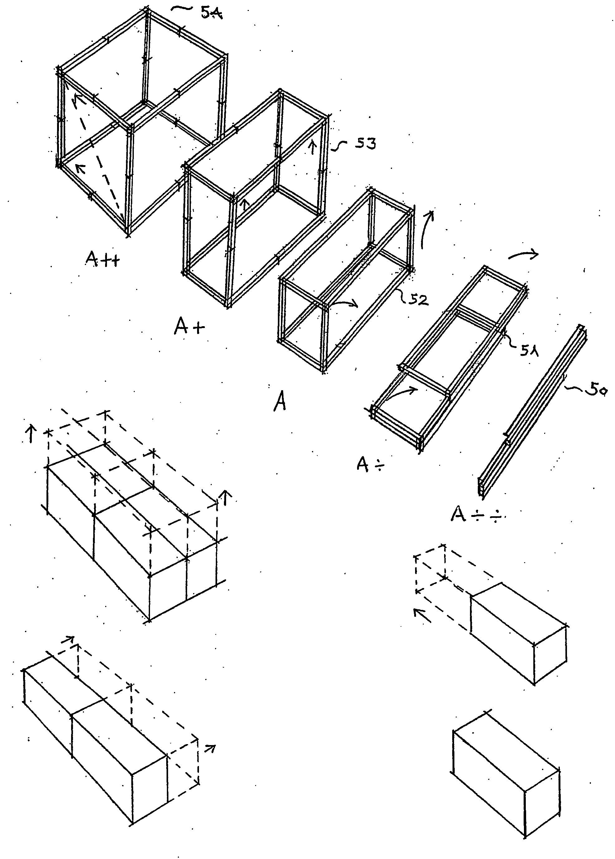 Method and components for erecting a building