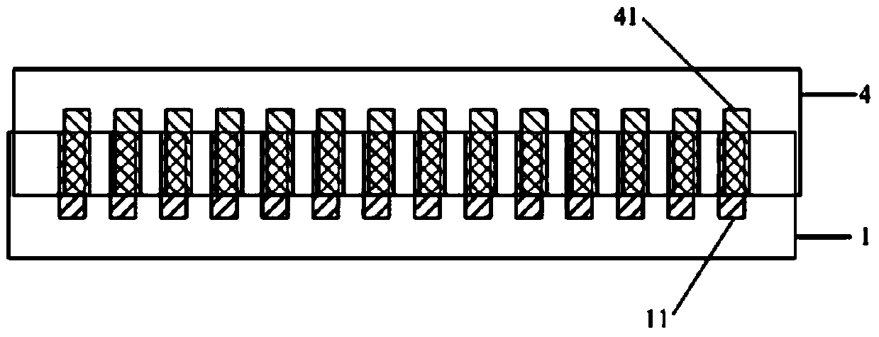 Welding pad structure and display device