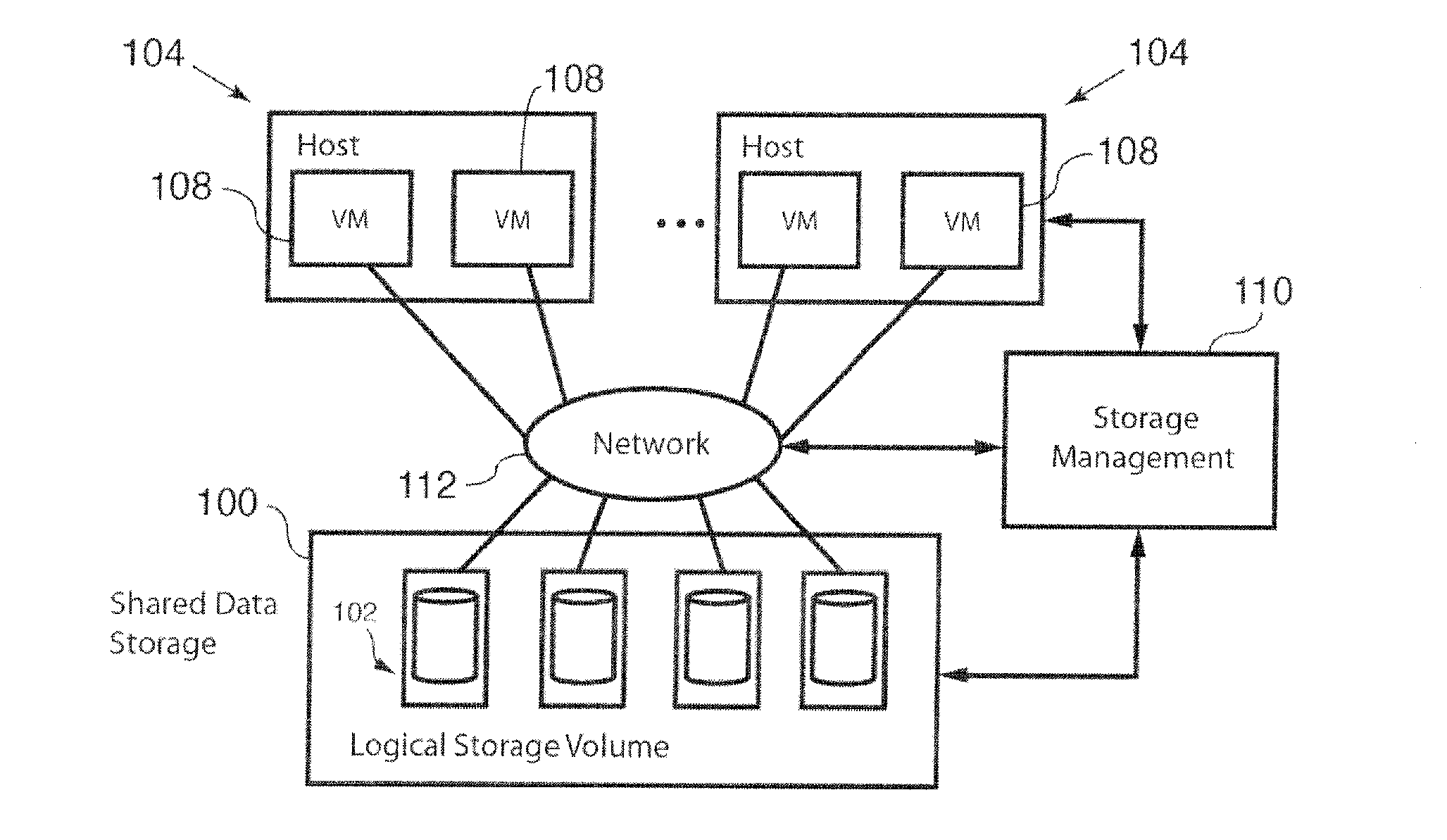 Systems and methods for provisioning of storage for virtualized applications