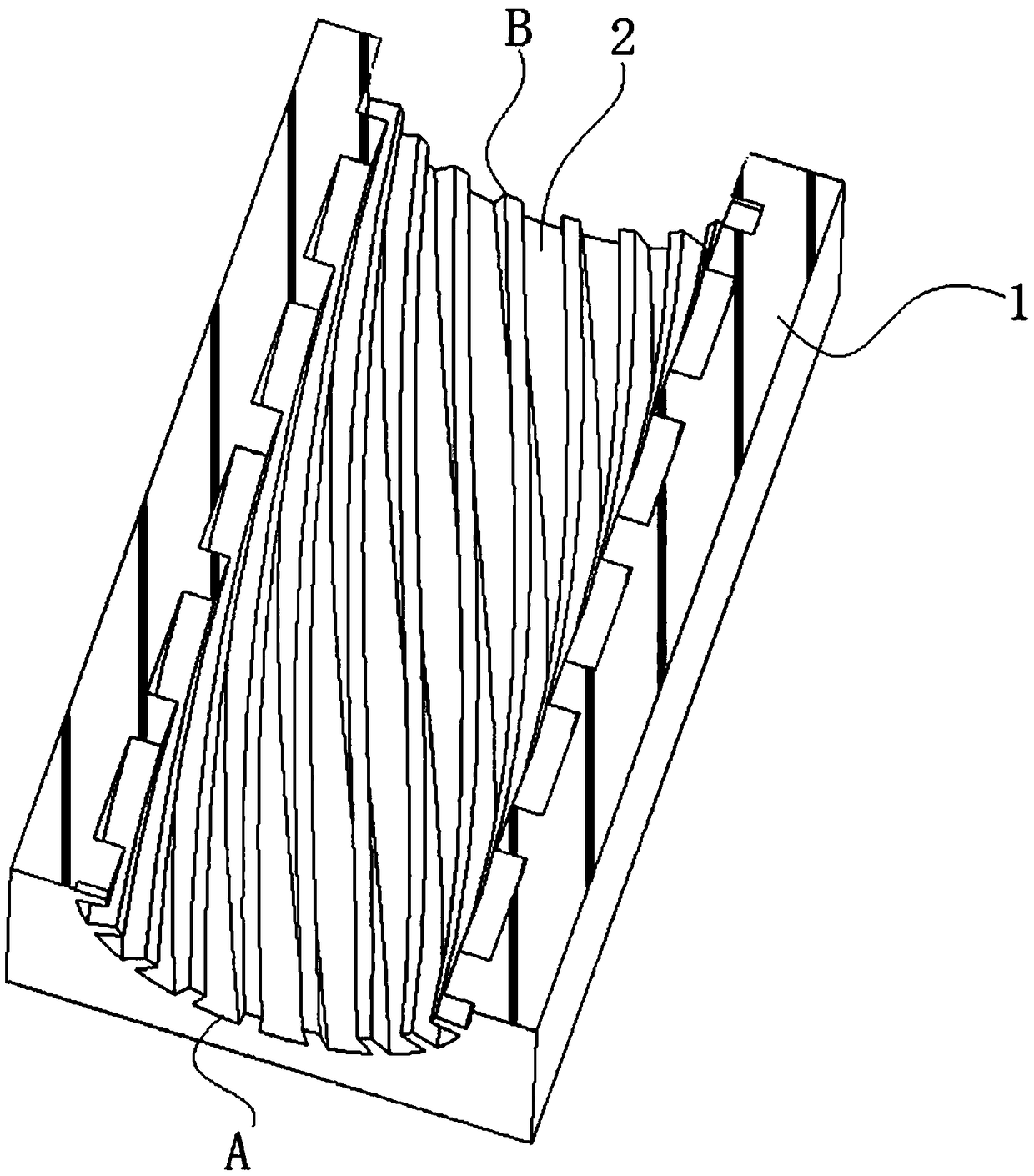 A method for manufacturing parts embedded with capillary structure pipes