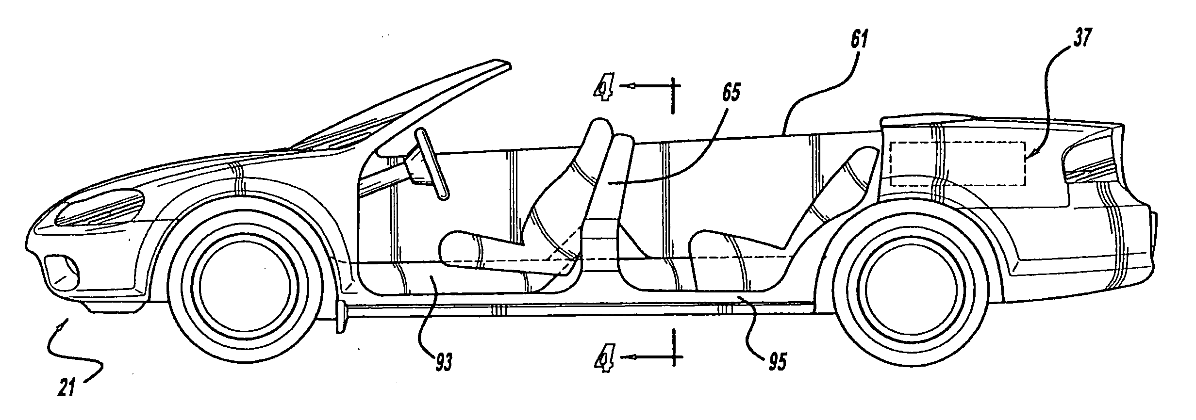 Structural reinforcement system for an automotive vehicle