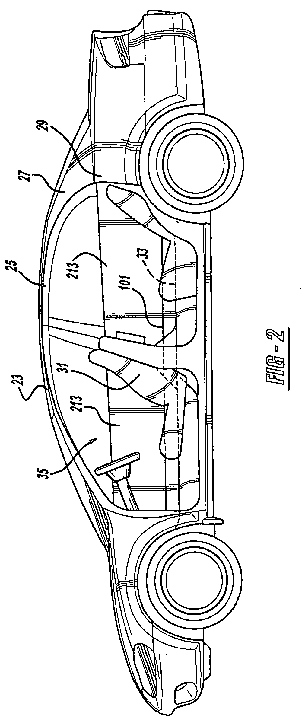 Structural reinforcement system for an automotive vehicle