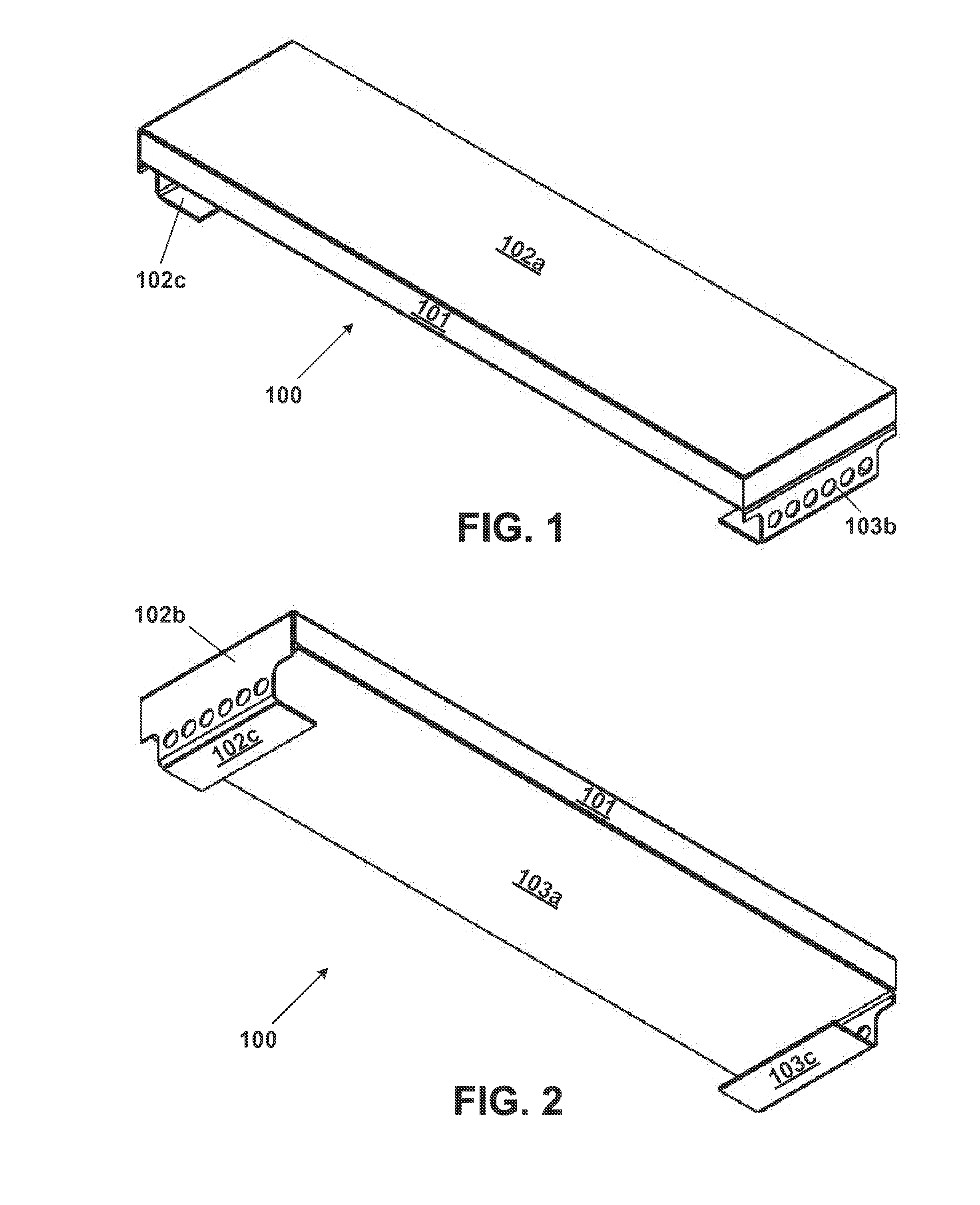 Solid state power source with frames for attachment to an electronic circuit