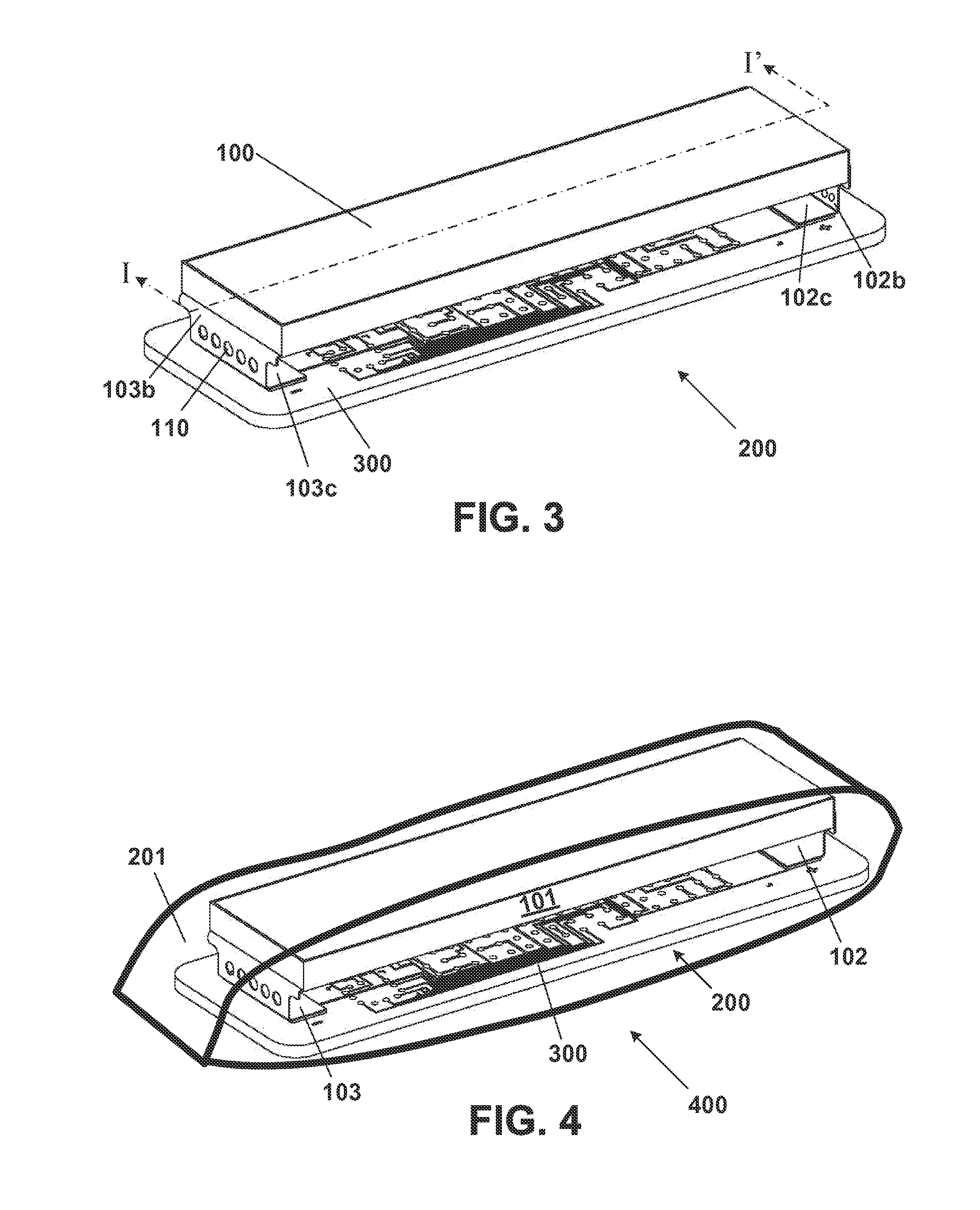 Solid state power source with frames for attachment to an electronic circuit