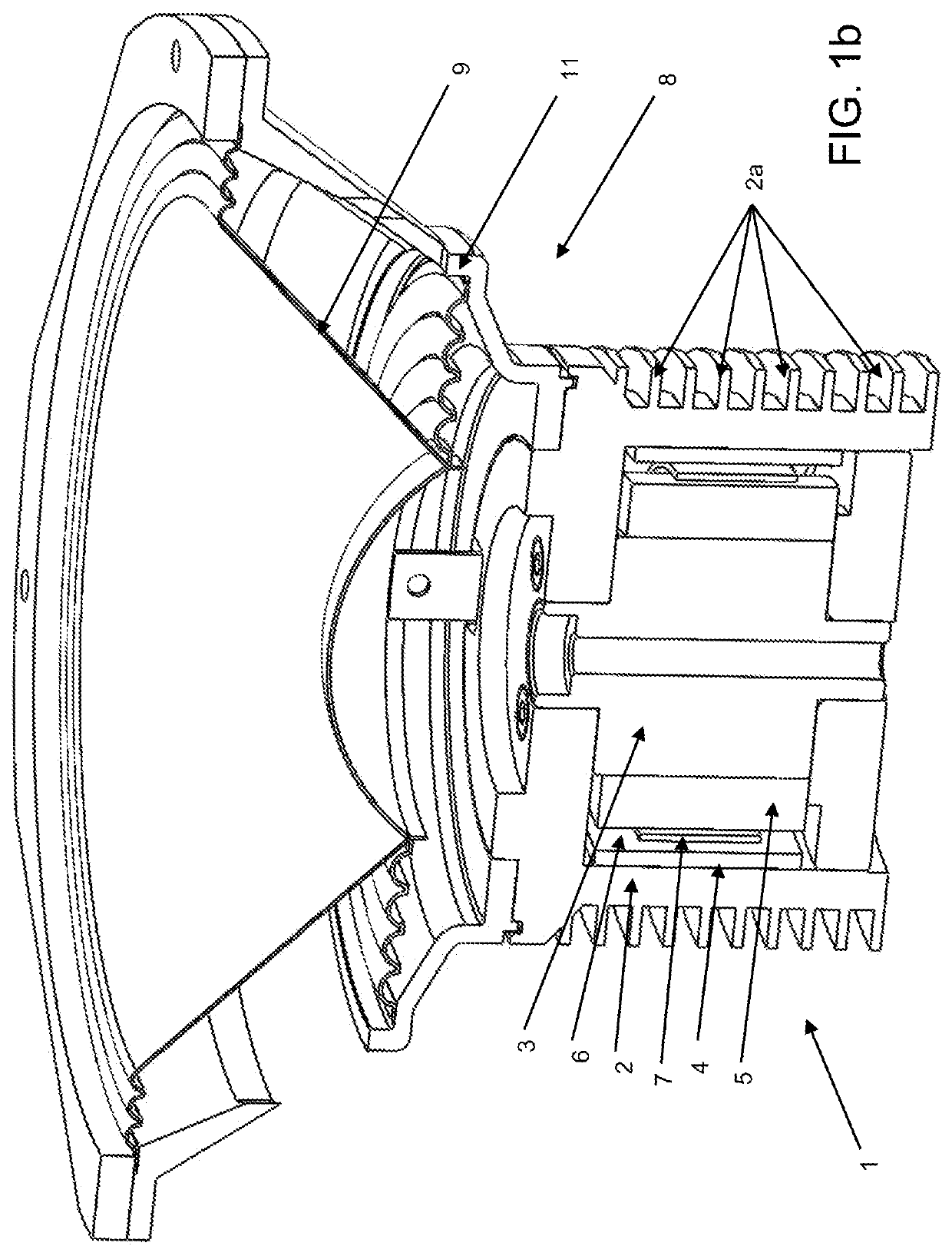 System for cooling the stationary winding of an induction motor
