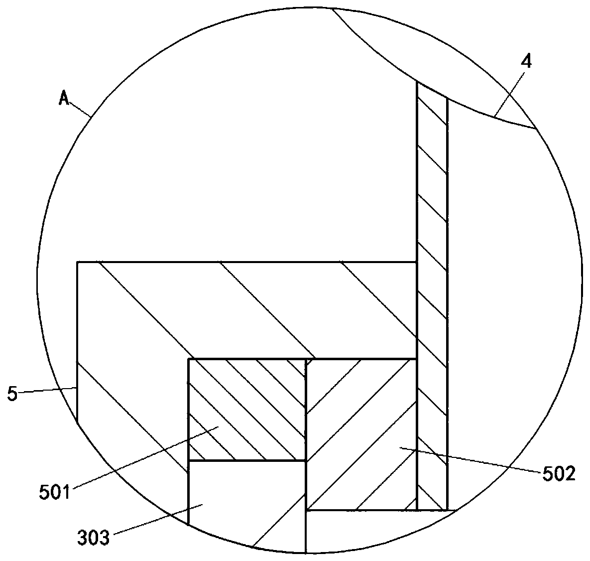 Pipeline installation connection component for gas detection and detection method thereof