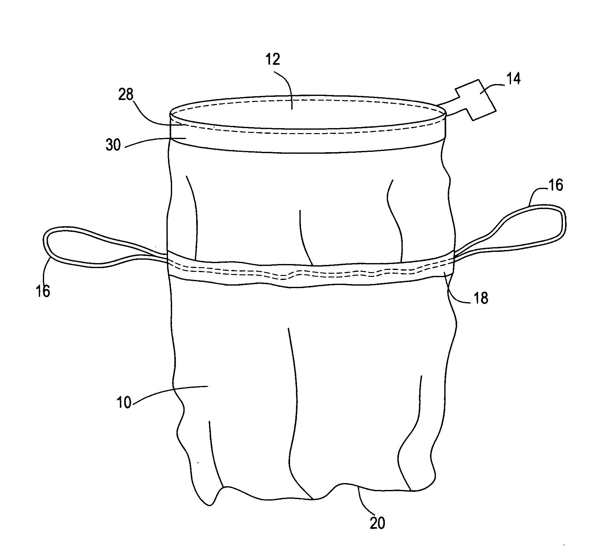 Portable rapidly deployable waste containment device