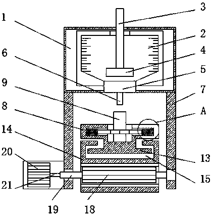 Filling machine having conveying function and used for cosmetic products
