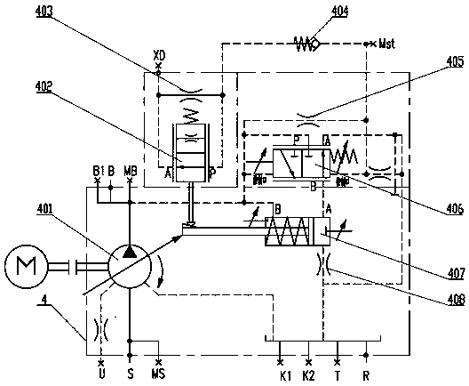 Remote pressure regulating load sensitive hydraulic station