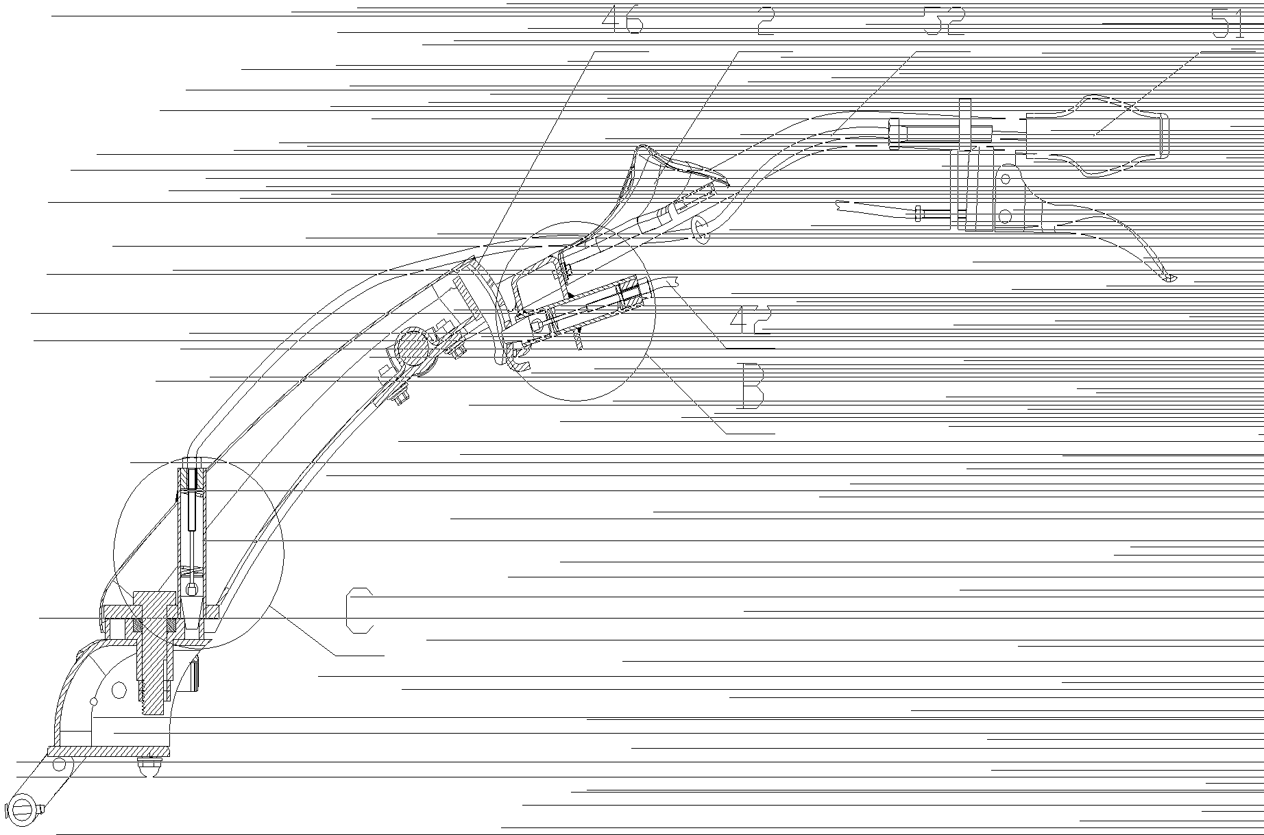 Mini-tiller and handrail rack adjusting device thereof