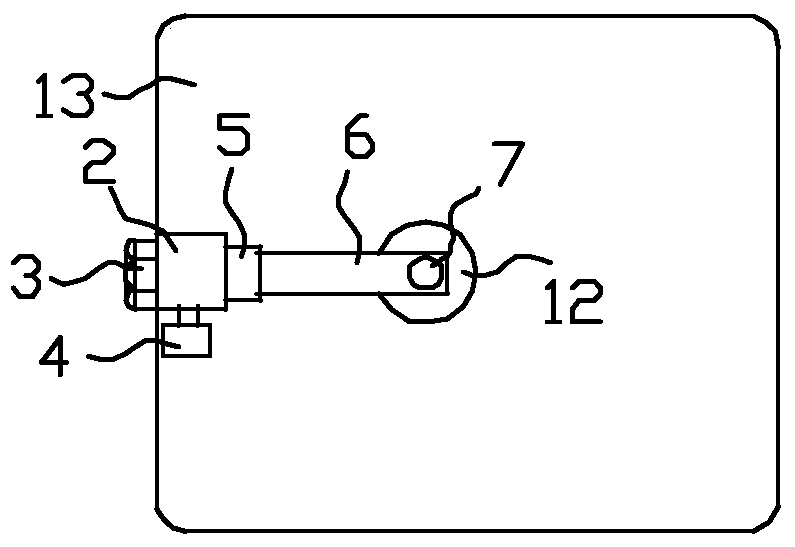 Double-hanging rotating device for making the sand and sawdust in the sandbag nearly evenly distributed