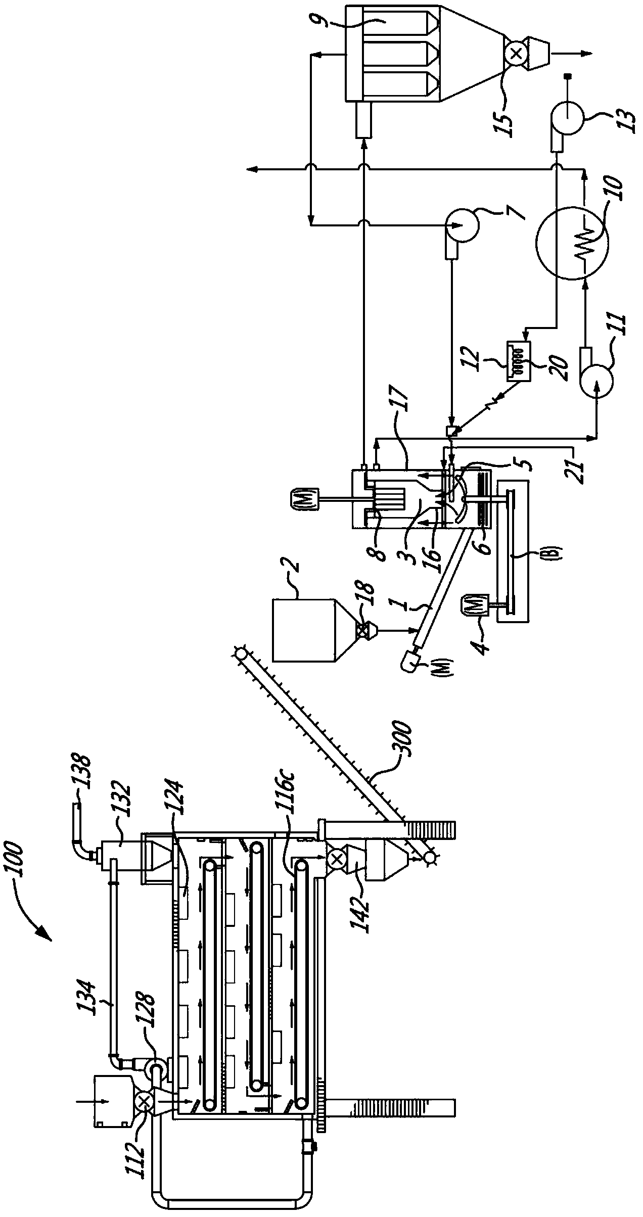 A biomass raw material processing method and a system thereof