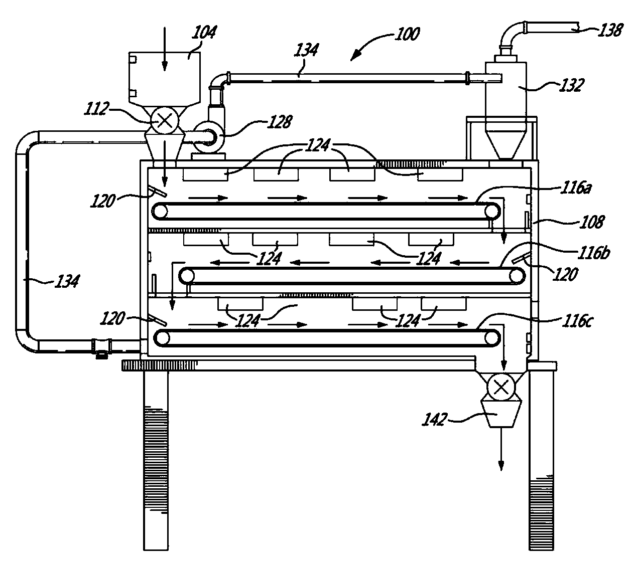 A biomass raw material processing method and a system thereof