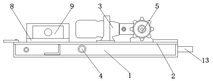 Motor train unit pump box unit device and manufacturing method thereof