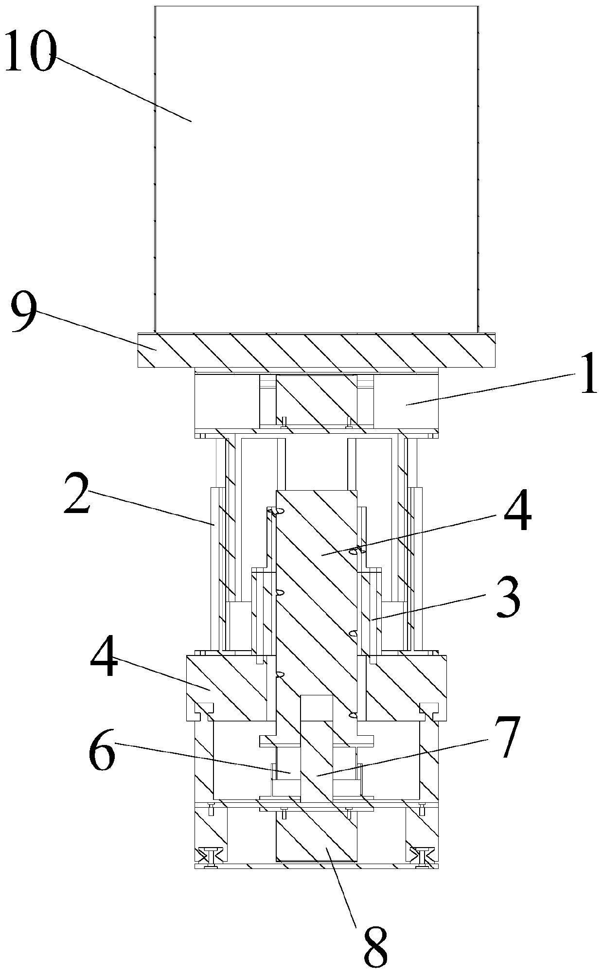 Multi-dimensional seismic reduction and isolation device for storage tank