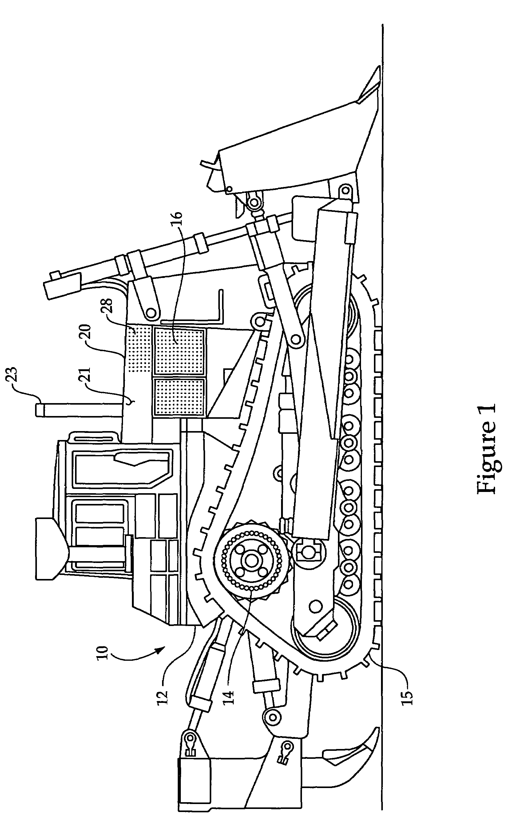 Engine hood assembly enclosure with exhaust aftertreatment device integrated therein, and machine using same