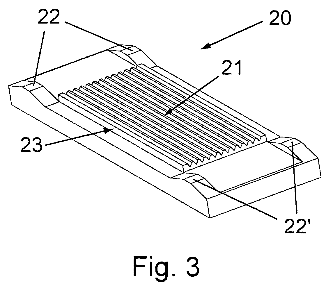 Method for releasably connecting two groups of optical fibers, and plug-in connector for carrying out said method