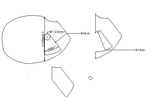 Middle-held table tennis racket with annular hole