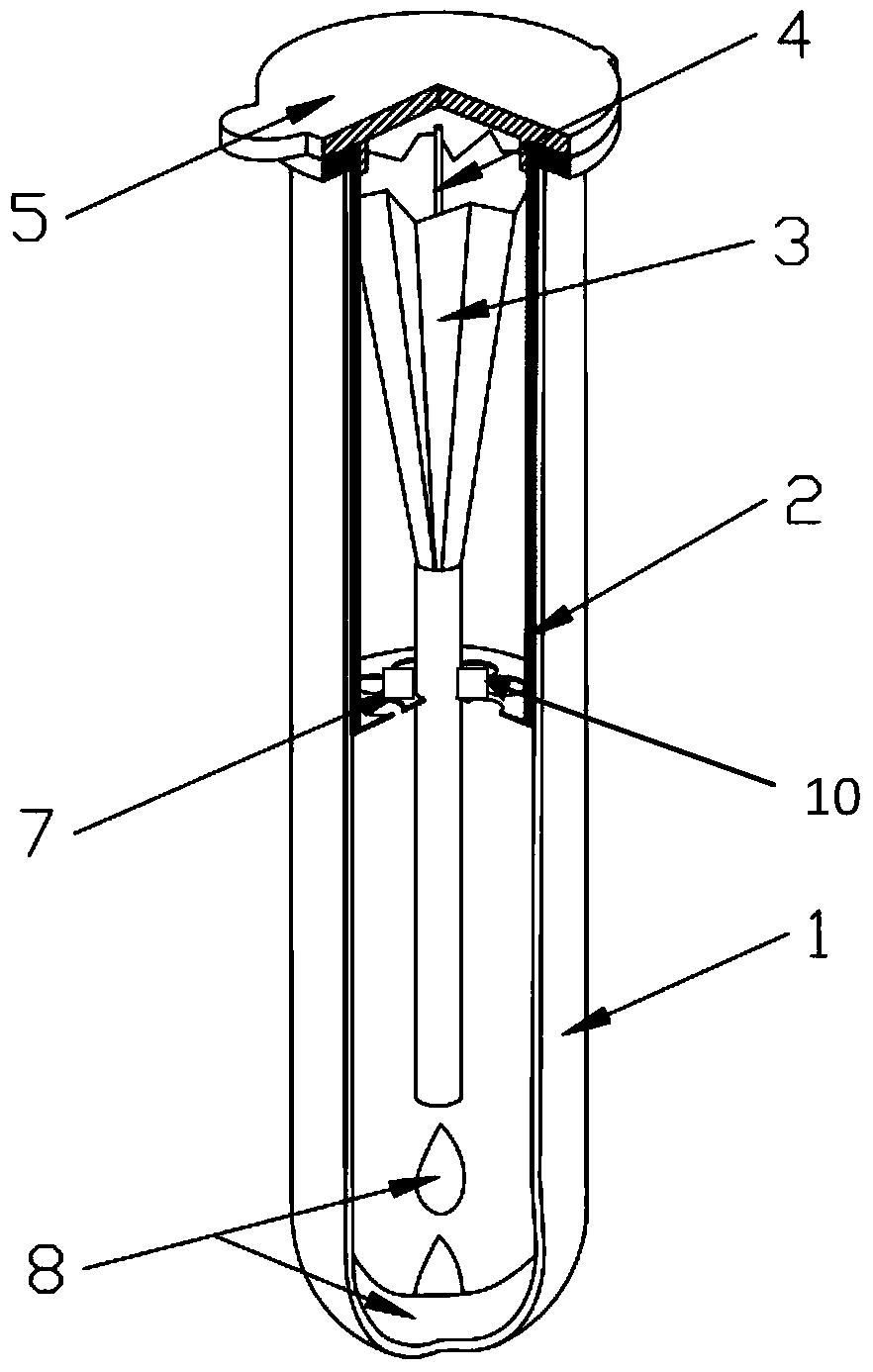 A device and method for collecting saliva and measuring the amount of saliva