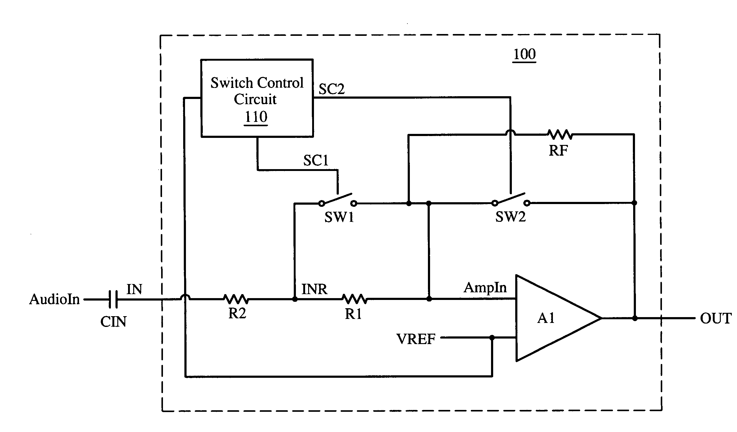 Apparatus and method for pop-and-click suppression with fast turn-on time
