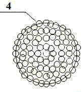 Three-dimensional artificial aquatic weed and usage method thereof