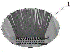 Three-dimensional artificial aquatic weed and usage method thereof