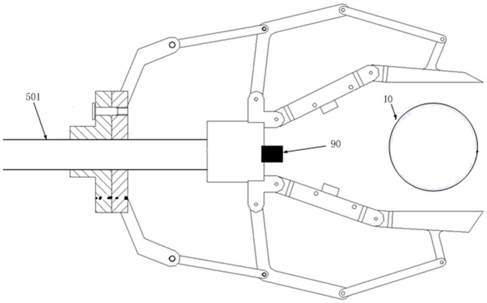 Manipulator with two-stage compliant power transmission and its grasping method