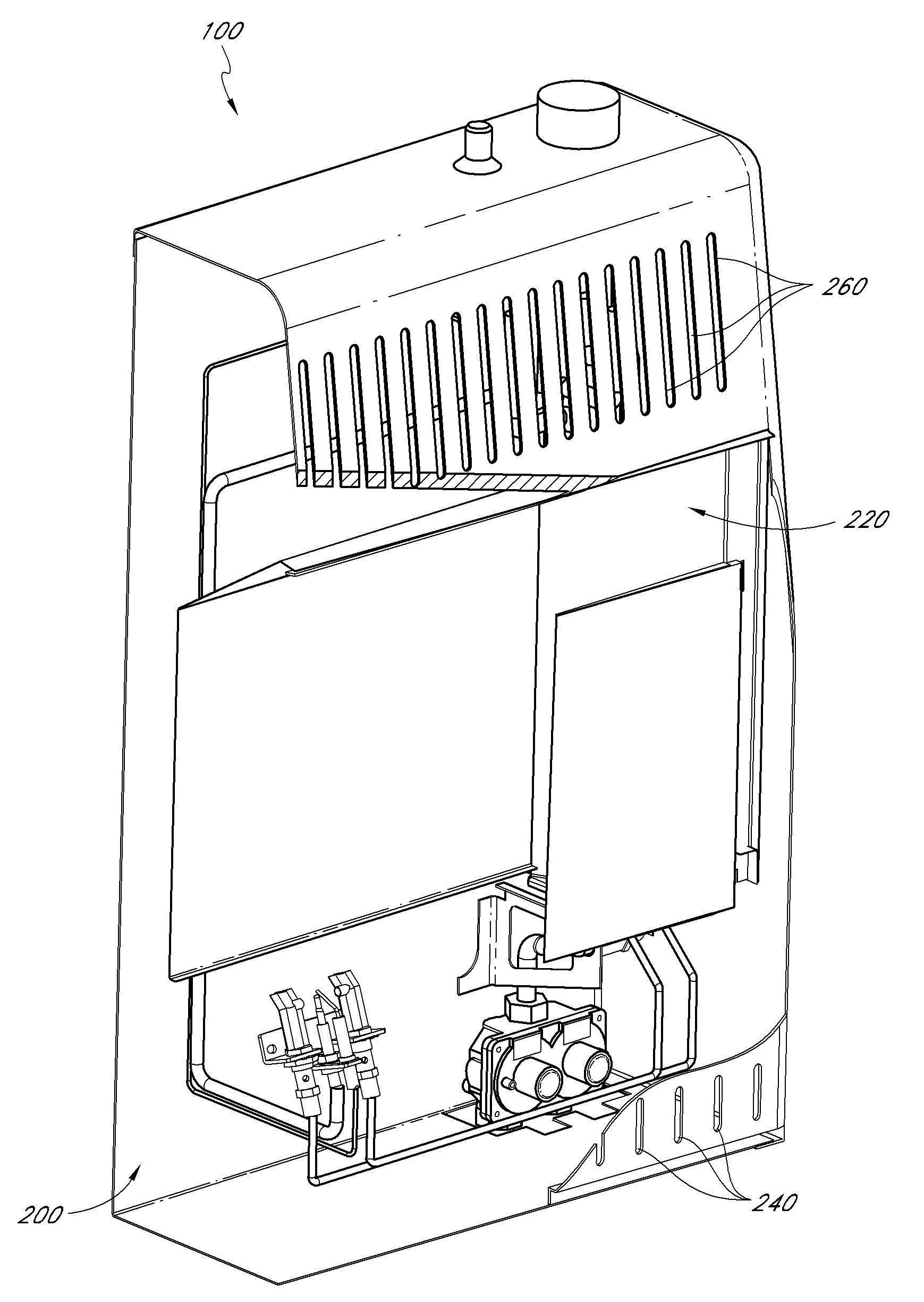 Dual fuel heating system and air shutter