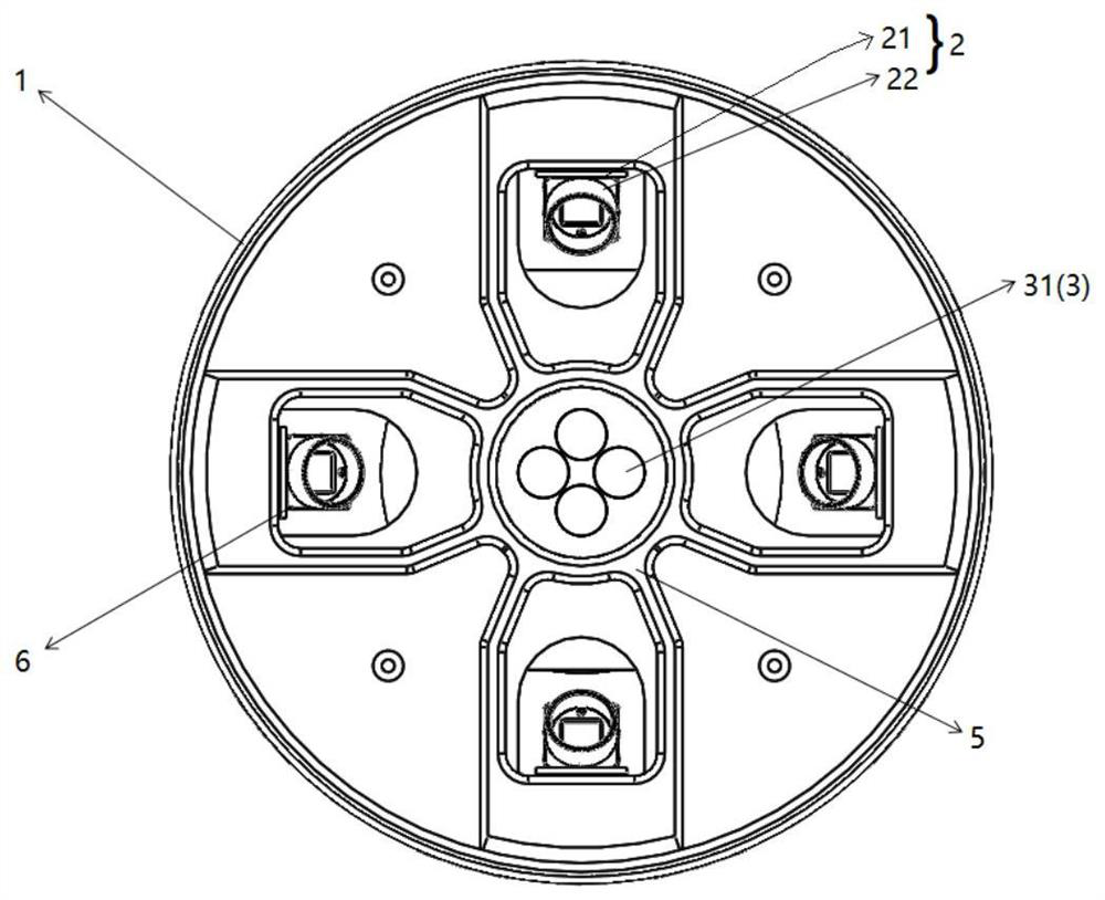 Four-line four-eye three-dimensional laser scanner and scanning method