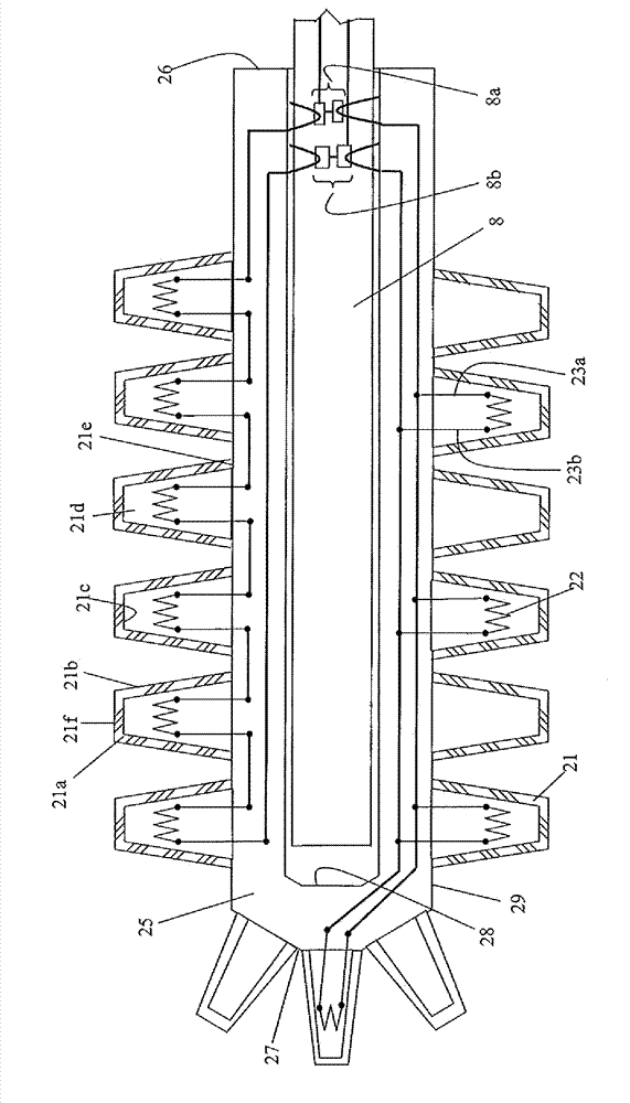Heat-generating applicator head