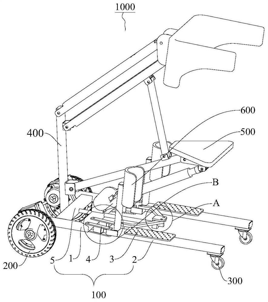 Pedal structure of shifting machine and shifting machine with pedal structure