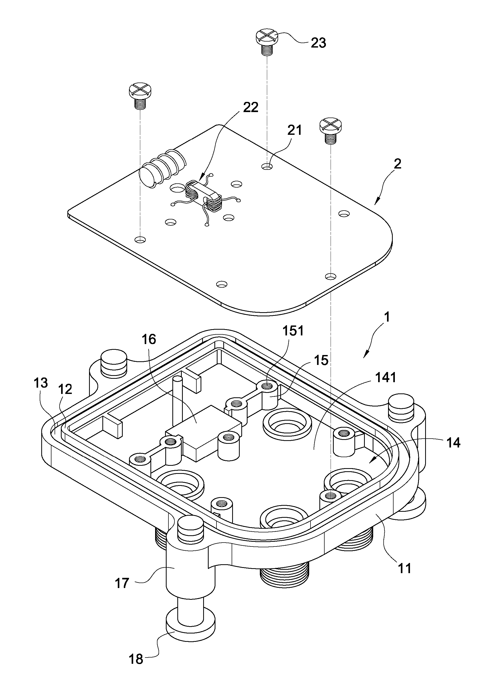 RF directional coupler circuit assembly for matching high frequency cable TV apparatus