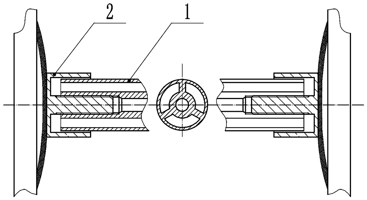 Freely-shifting clothes hanging device without fastening by nails