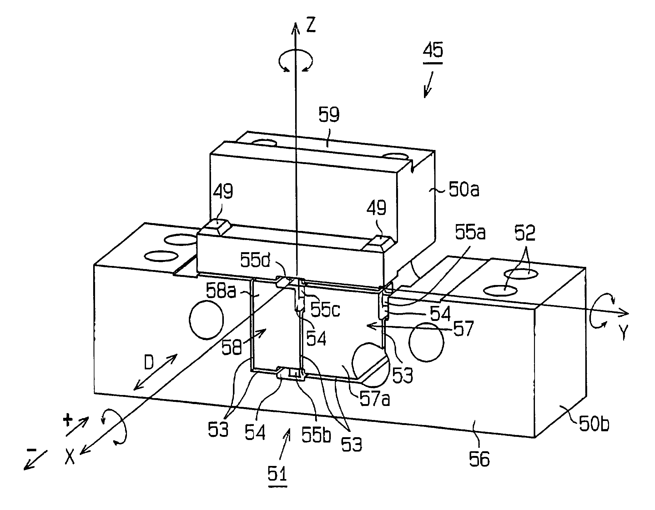 Optical element holding apparatus