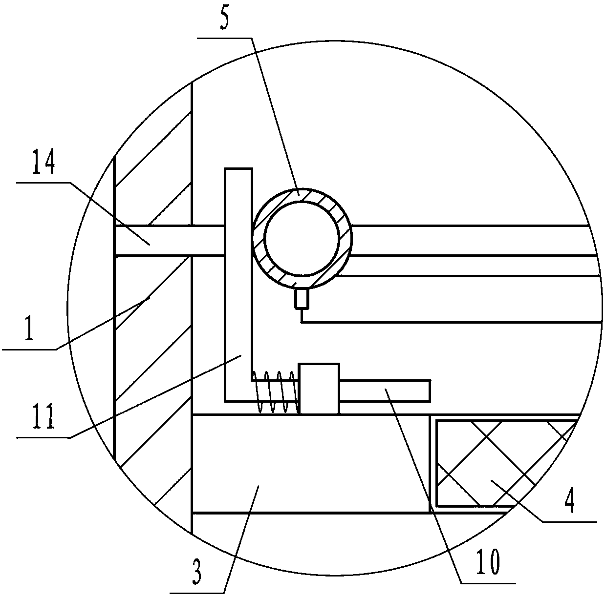 Wet-process dust removal device