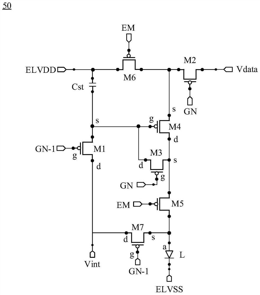 Display driving circuit, display module, driving method of display screen and electronic equipment