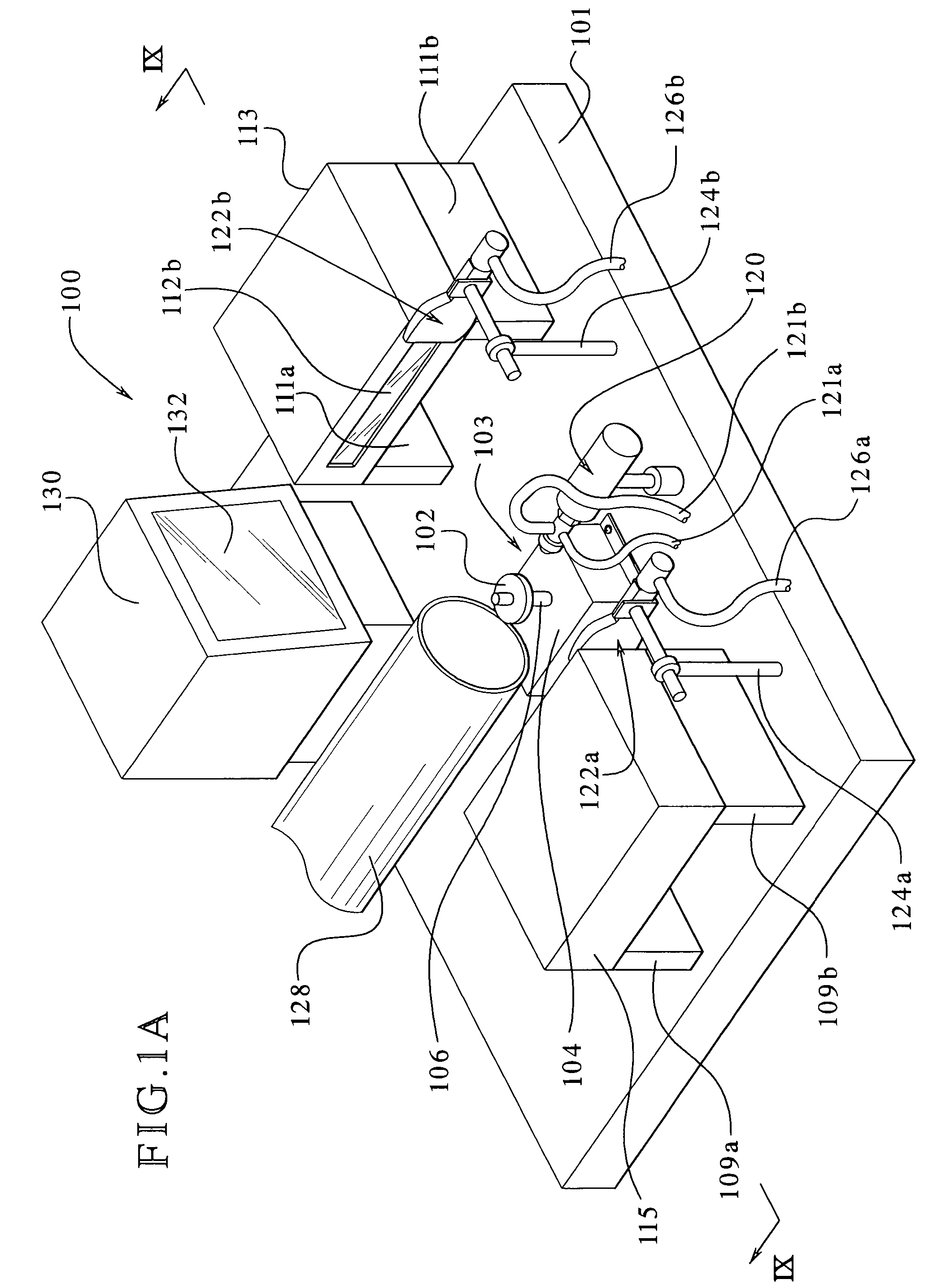 Method for simultaneously coating and measuring parts