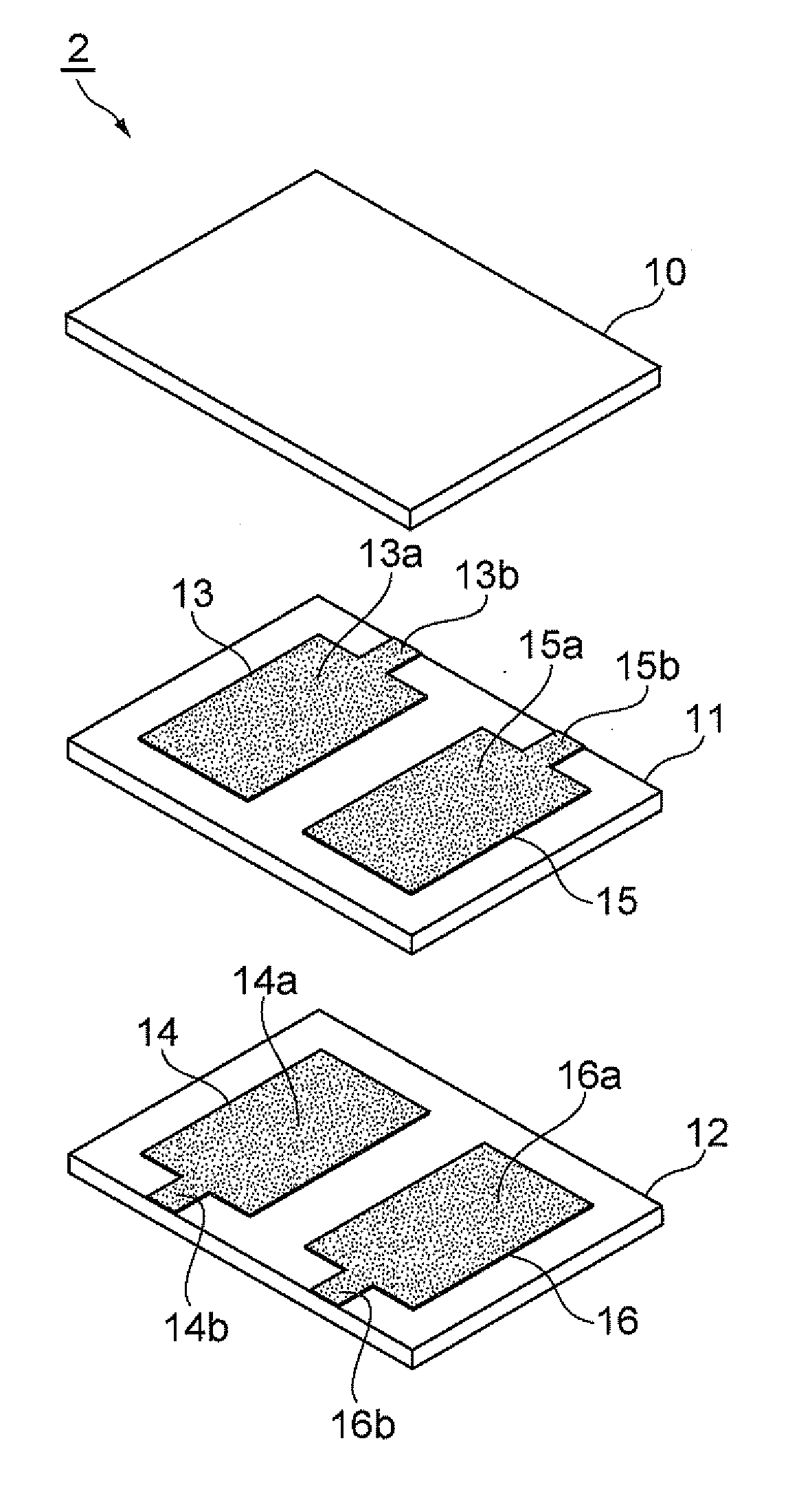 Multilayer capacitor array mounting structure