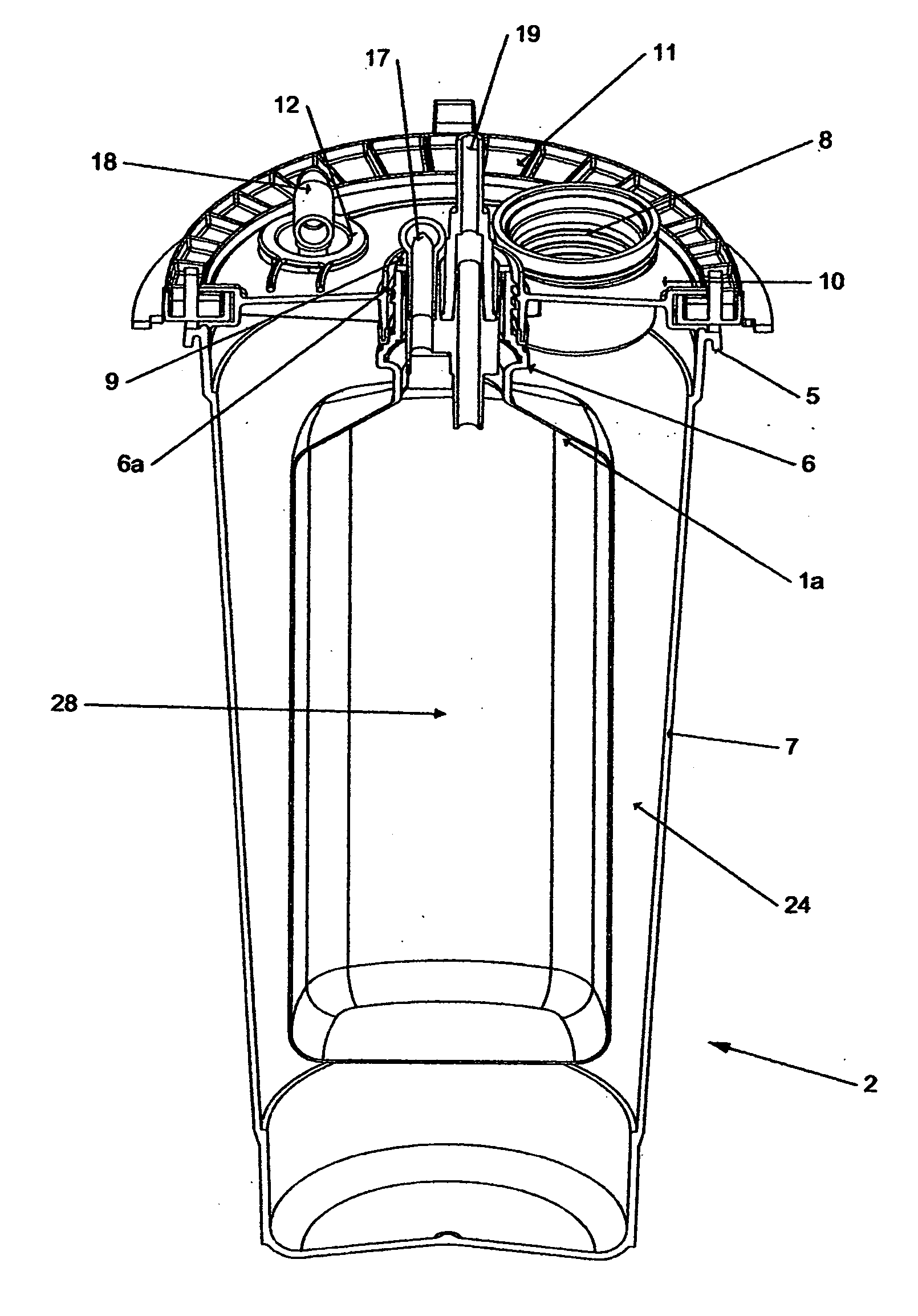Method and apparatus for transforming a delivery container into a waste disposal system