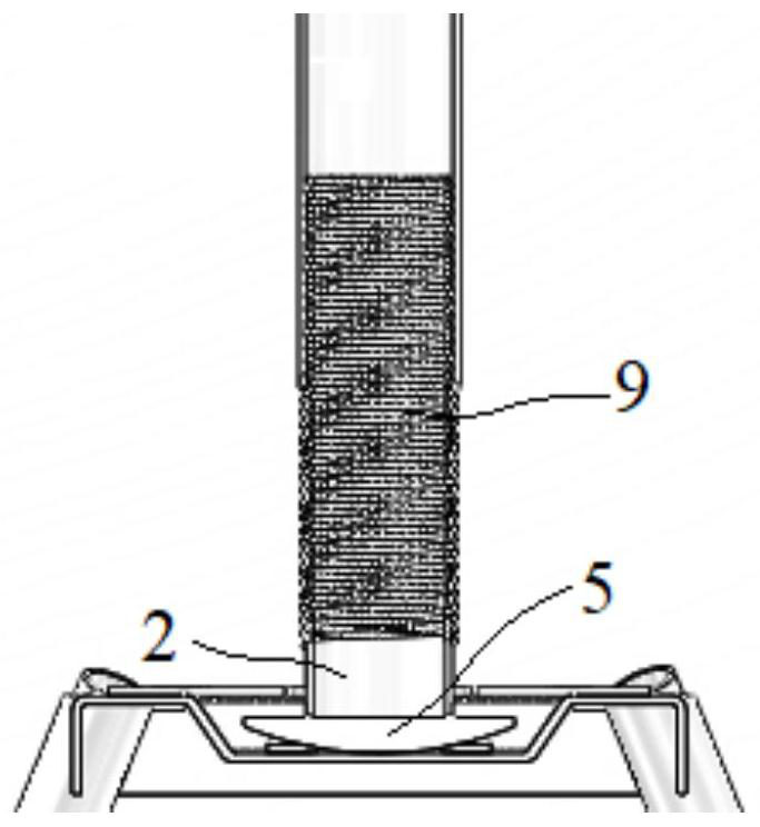 Multi-storey prefabricated house with balconies