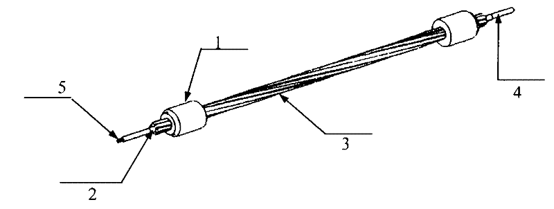 Intelligent steel strand based on optical fiber Brillouin sensing and preparation and full dimension monitoring method thereof