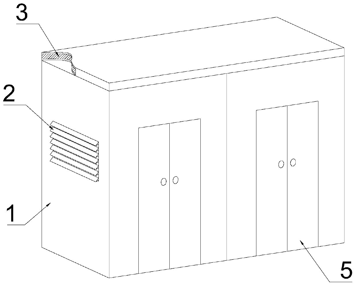 Cabinet-type transformer substation