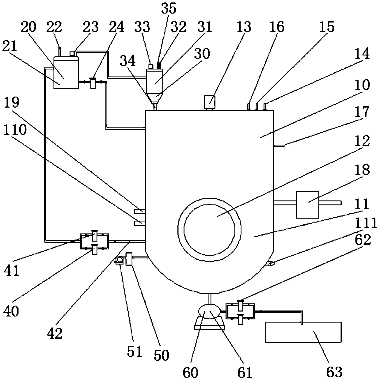 Multi-path electroplating liquid iron removal device and multi-path electroplating liquid iron removal method