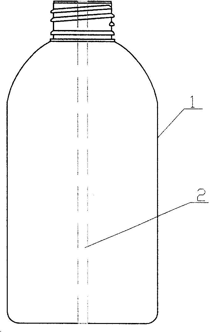 Anti-fake container and its manufacturing method and forming apparatus