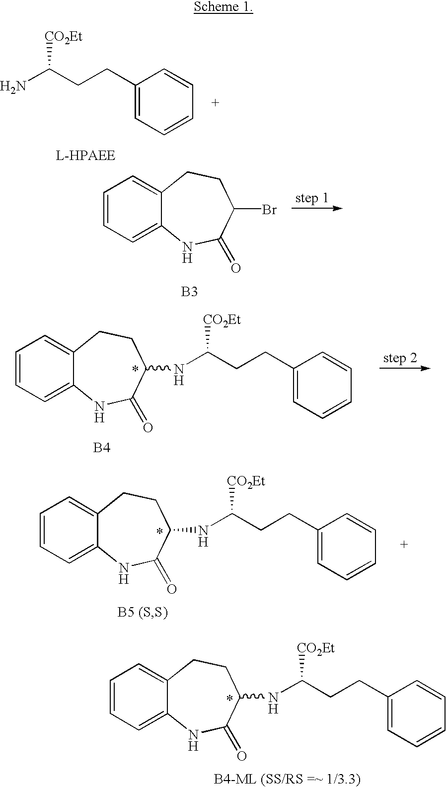 Asymmetric synthesis of a key intermediate for making benazepril and analogues thereof