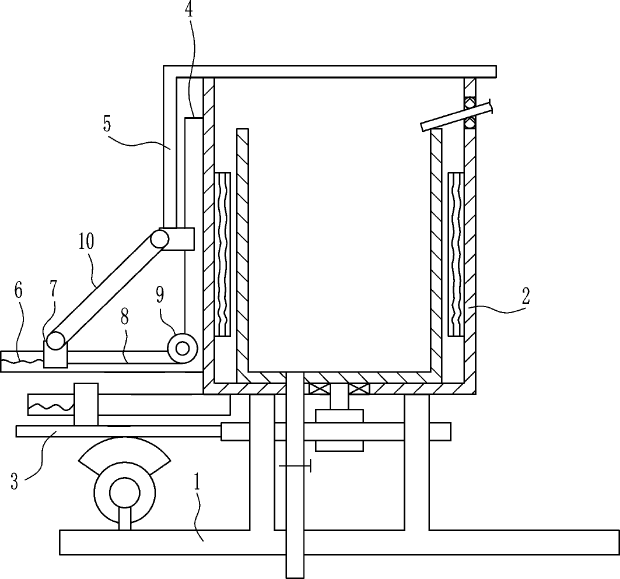 A kind of petroleum asphalt melting equipment