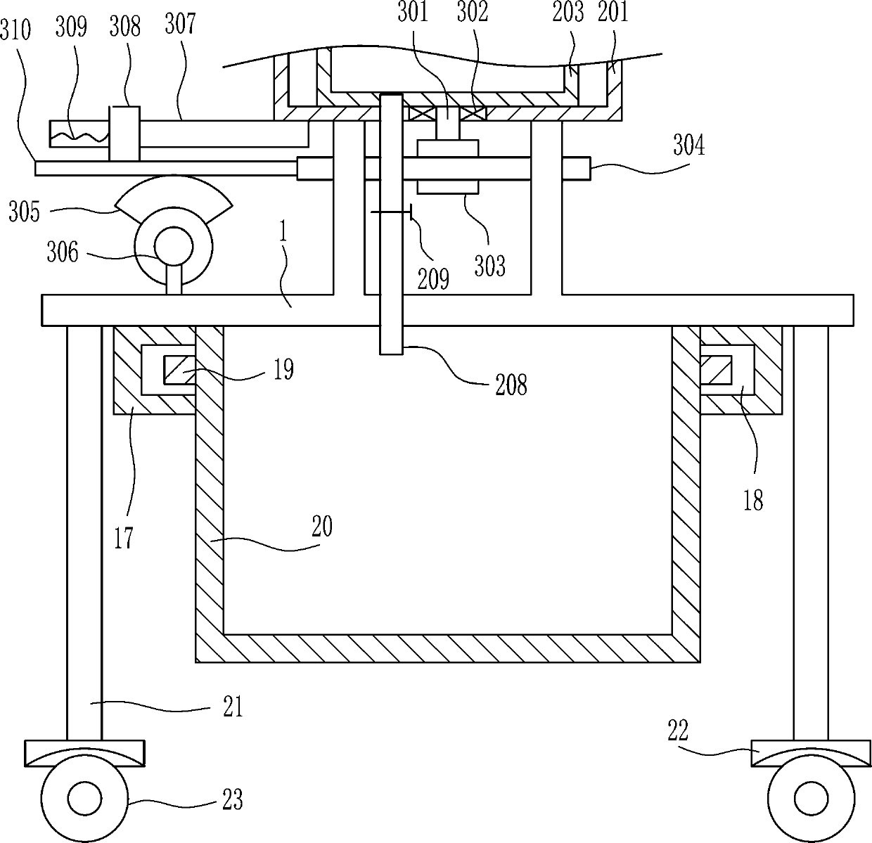 A kind of petroleum asphalt melting equipment