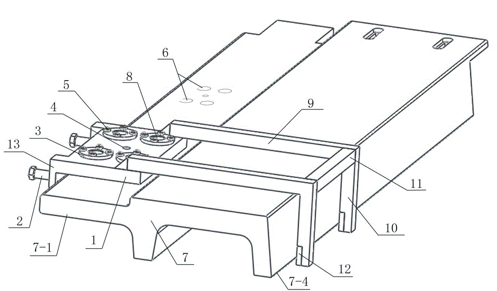 Device for machining F-shaped steel used in track skeleton for magnetic levitation train
